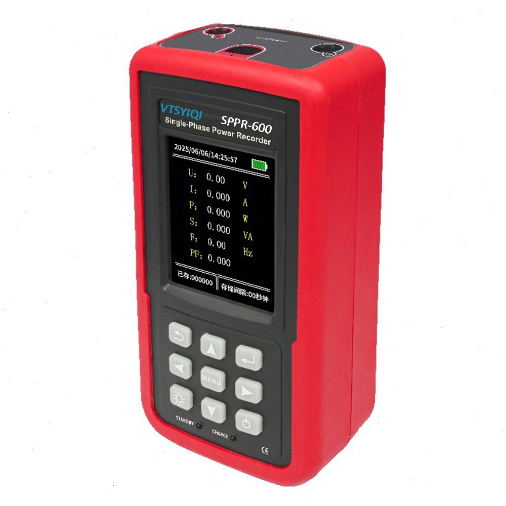 Single Phase Voltage Current Power Data Logger with Voltage Range 0.01V ~ 600V