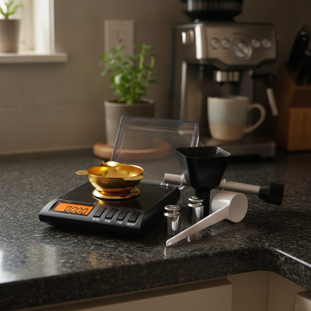 Reloading Scale with Powder Trickler, 750 Grains X 0.02 Gn, Metal Powder Pan and
