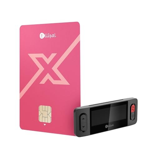 X Card Raspberry Red – Air Gapped Crypto Cold Wallet （with Starter Accessory