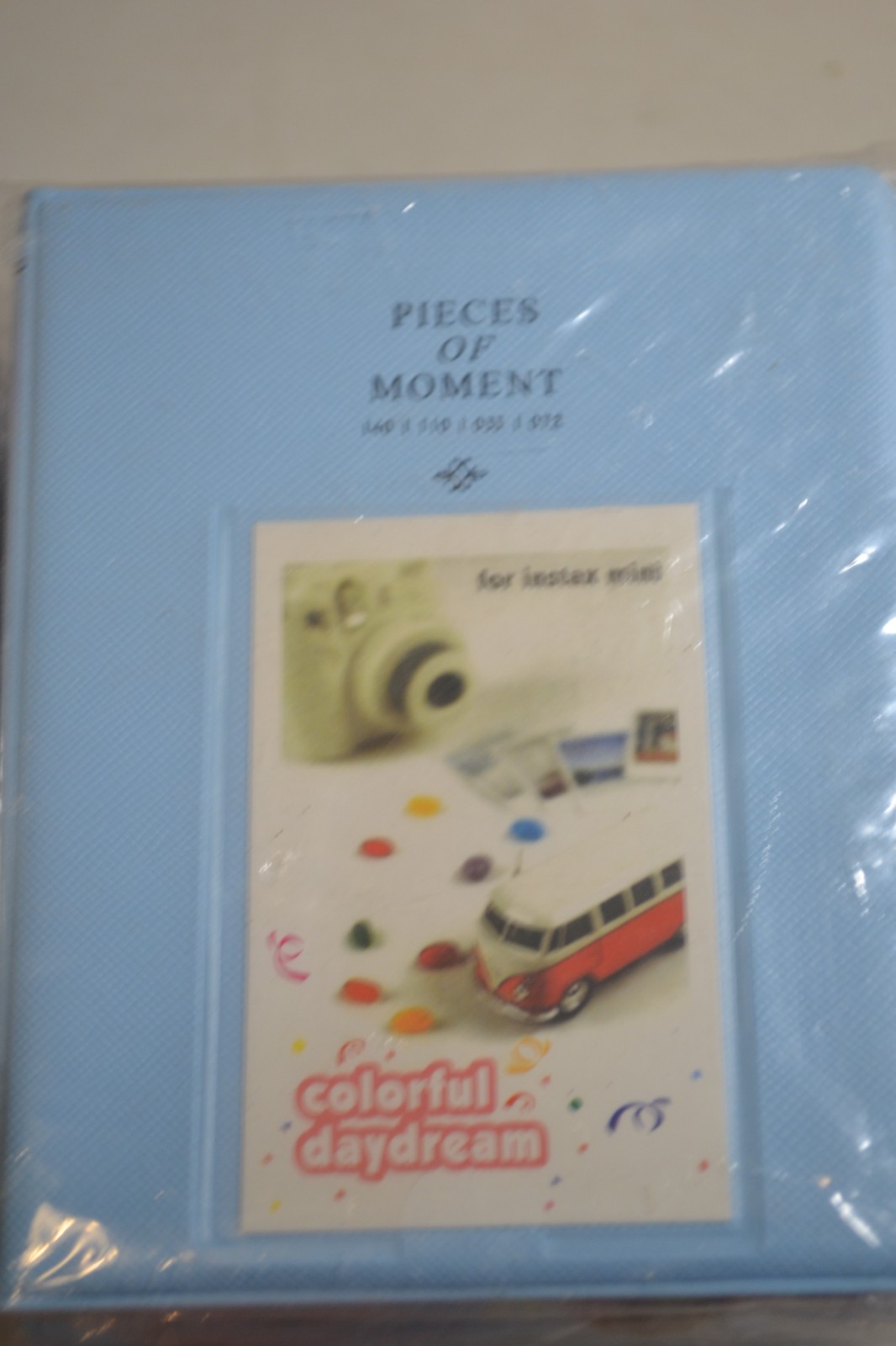 Instant Camera Case with Frames & Photo Album (Blue)