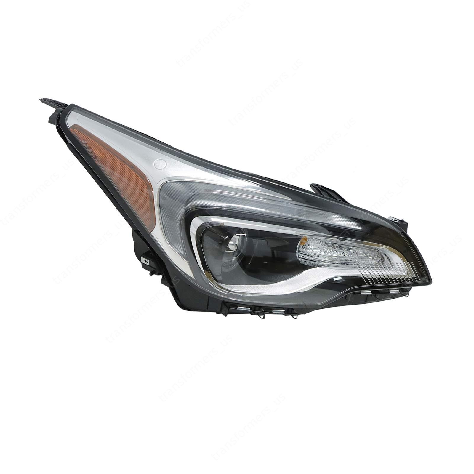 Halogen Headlight Passenger Side for 2016-2018 Buick Envision with LED DRL