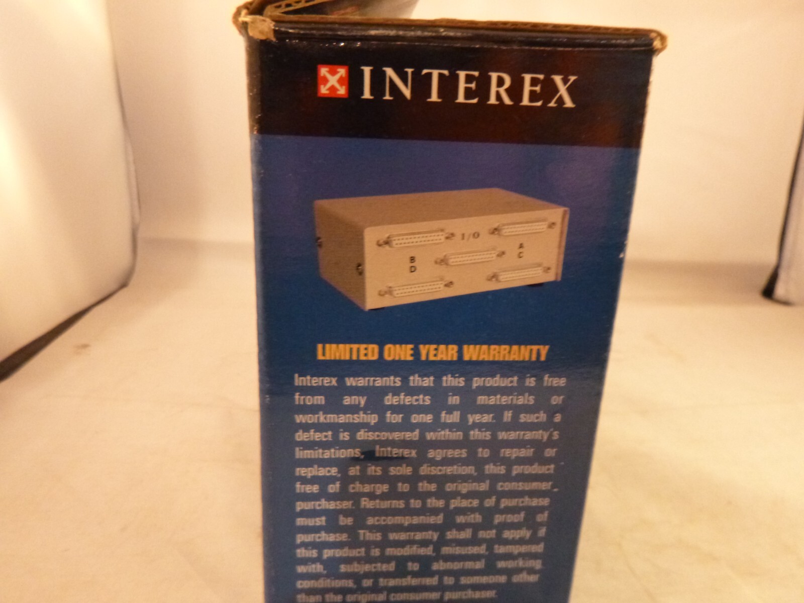 Interex IBM/PC Data Transfer 4-Way ABCD Switch MDS-2A IBM/PC