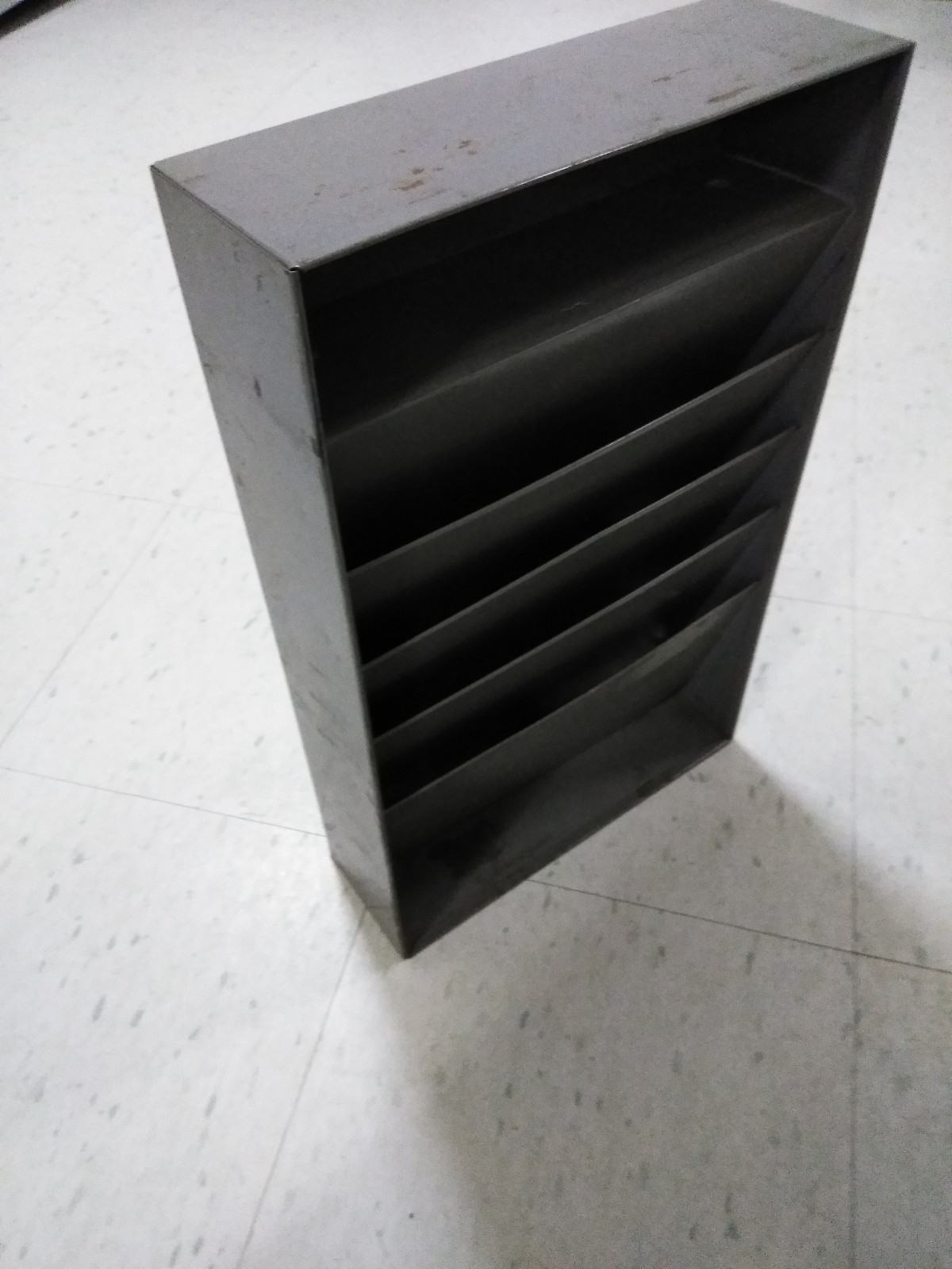 Vehicle storage box for documents