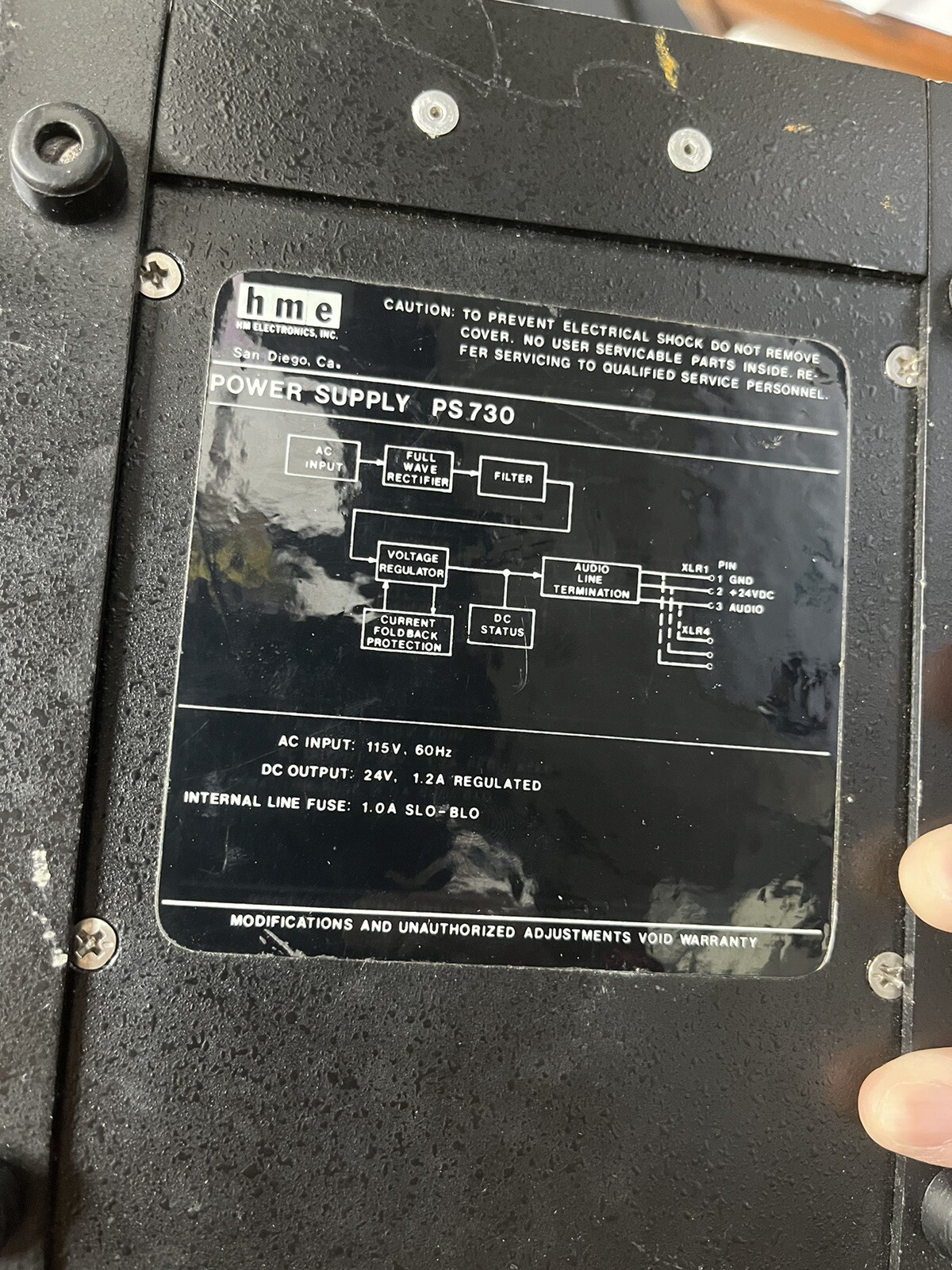 HME PS730 Intercom Power Supply