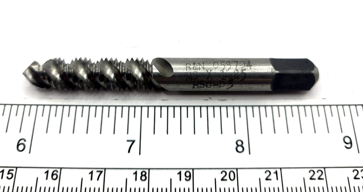 R&N 053704 M8 X 1.25 8MM SPIRAL TAP, 2-5/8 TL, 1-1/8" FL, 0105F