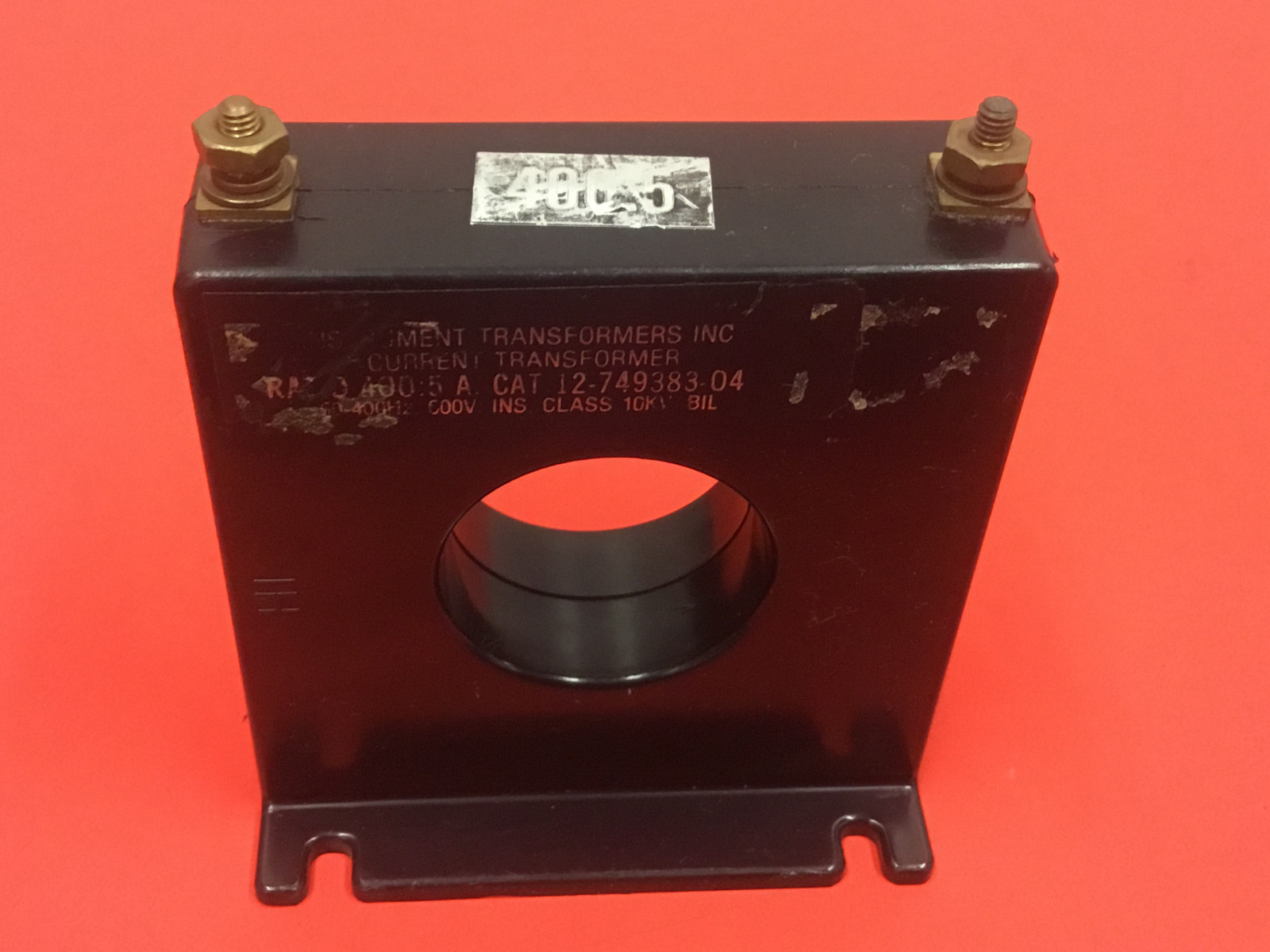 Instrument Transformers - P/N: 12-749383-04 - Ratio 400:5A
