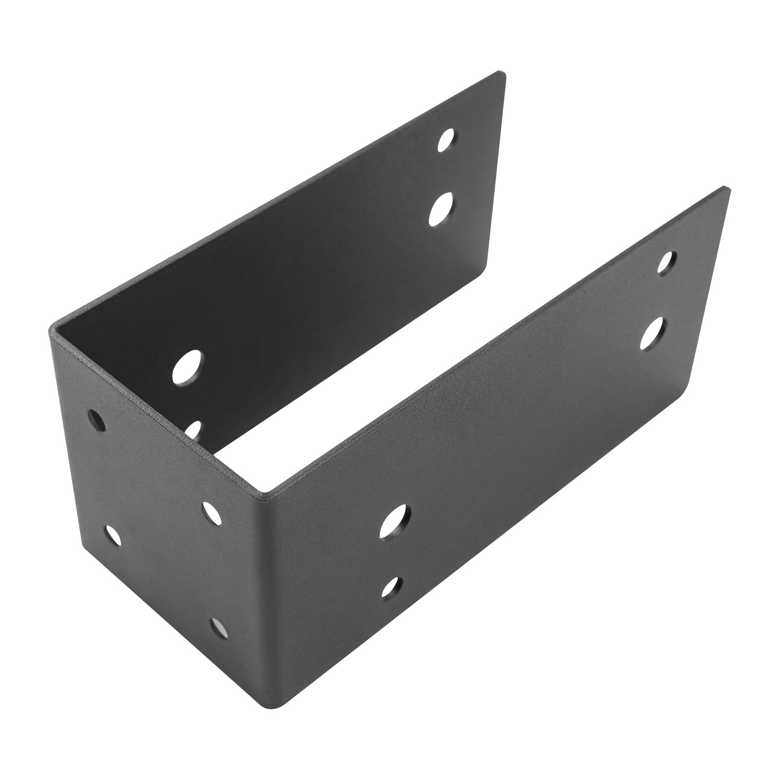 4PCS Metal Post Base Holders U-Shape Metal Post Base Holder Wet Concrete