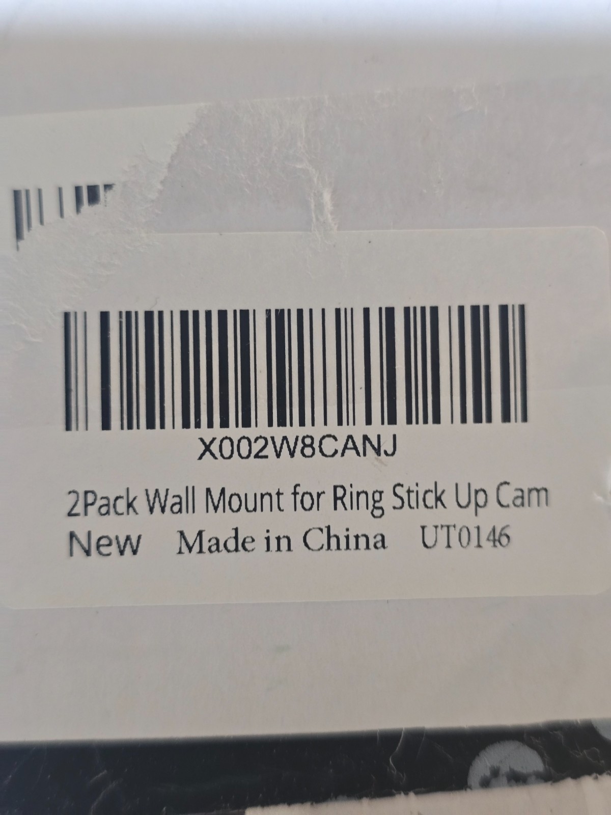 2 Pack Wall Mount Bracket for Ring Stick Up Cam & Outdoor Cam Plus Camera White