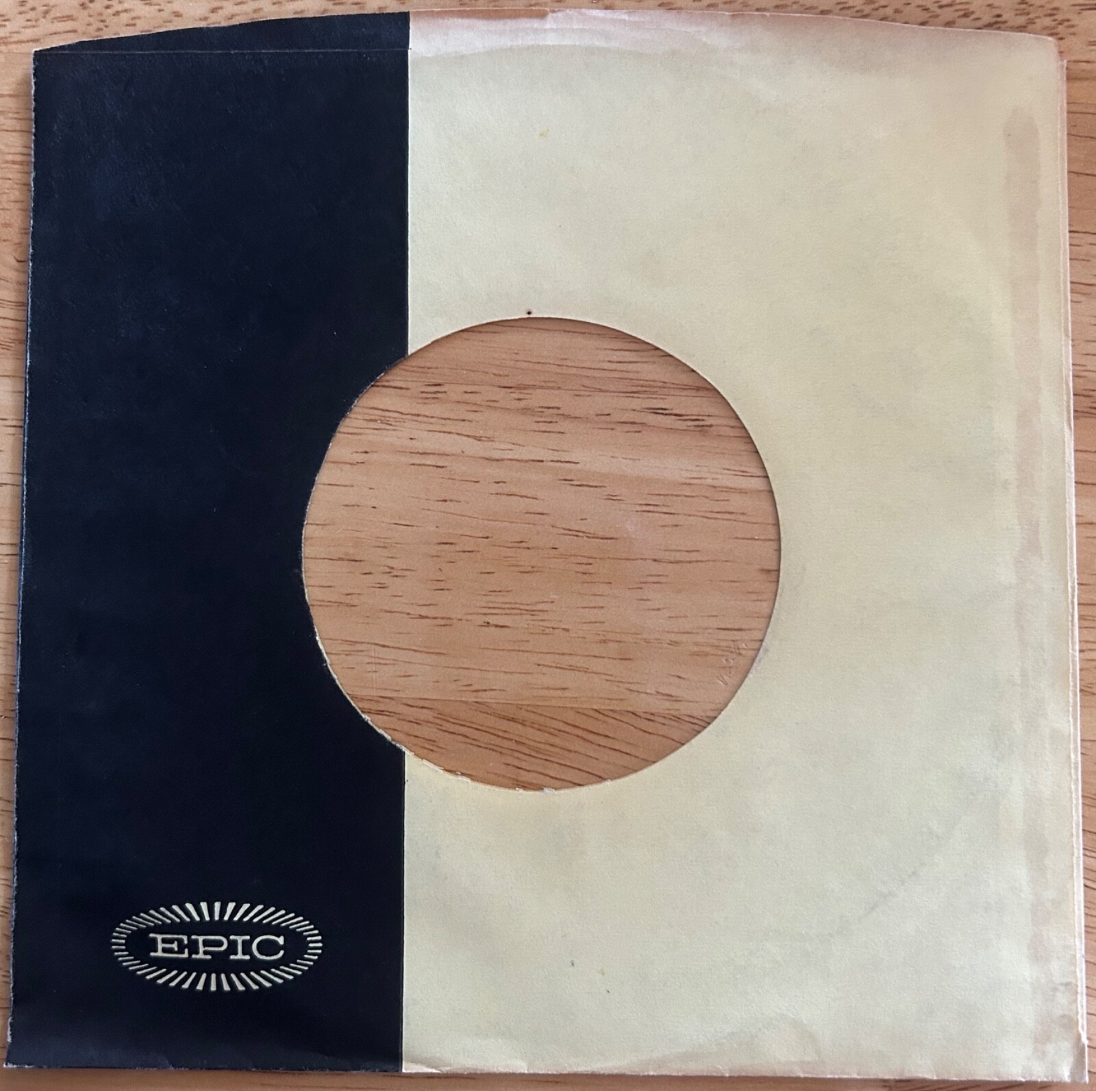 Epic side stripe 45rpm commercial/company sleeves: Lot of 4