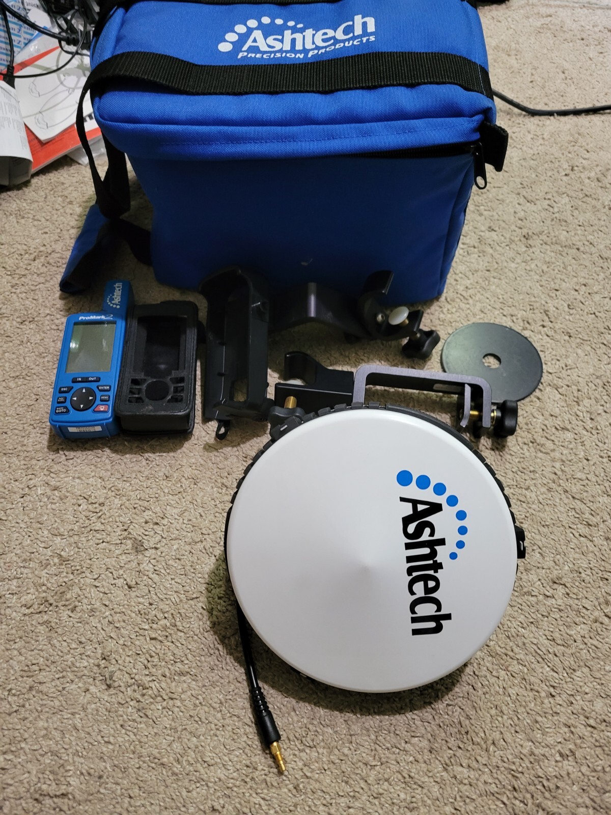 Ashtech ProMark-2 GPS System with Accessories - Untested