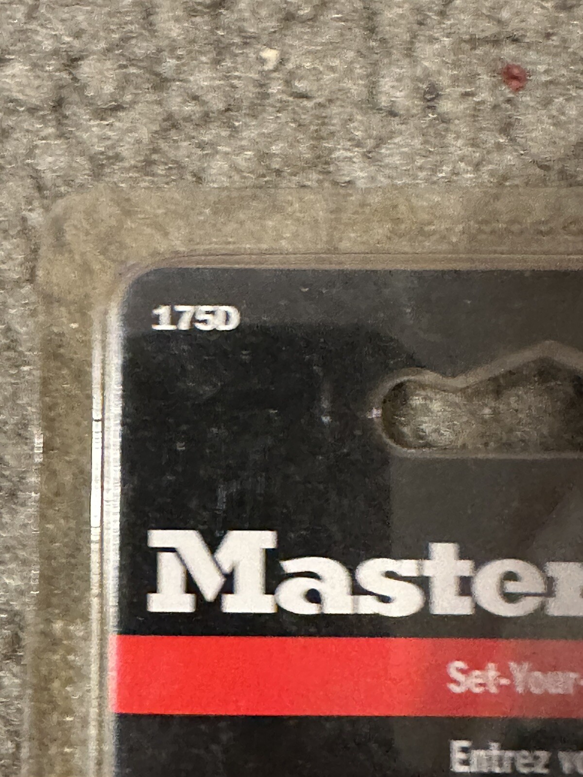 Master Lock 175D Combination Padlock-NEW SEALED!!!!!!