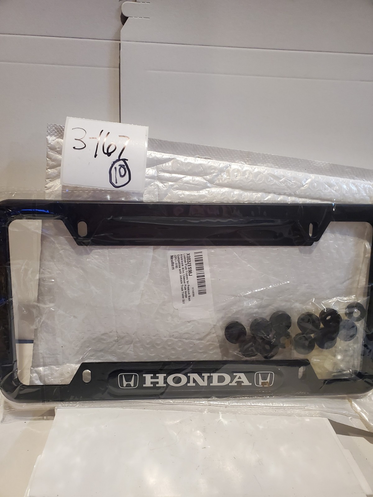 2 PCS Front Back honda License Plate Frame Cover
