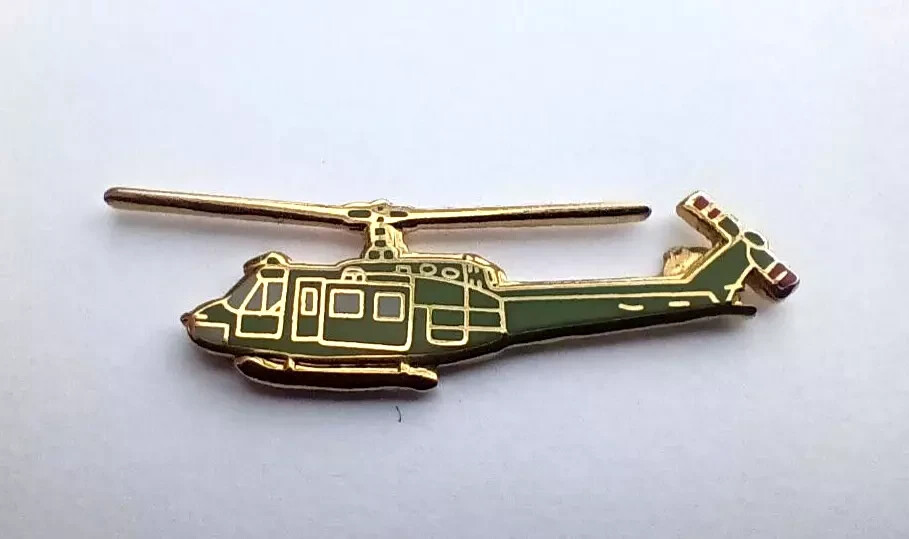 HUEY HELICOPTER (SMALL 1-1/2") VIETNAM Military Hat Pin P14282