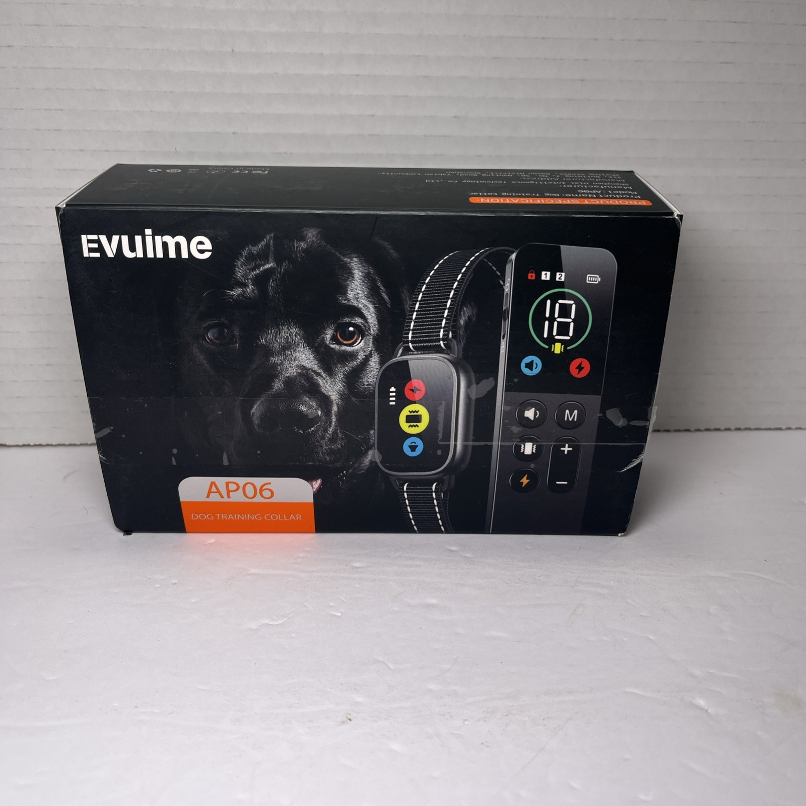 Evuime APO6 Dog Training Collar For Dogs 8-120 Lbs BRAND NEW OPENED BOX