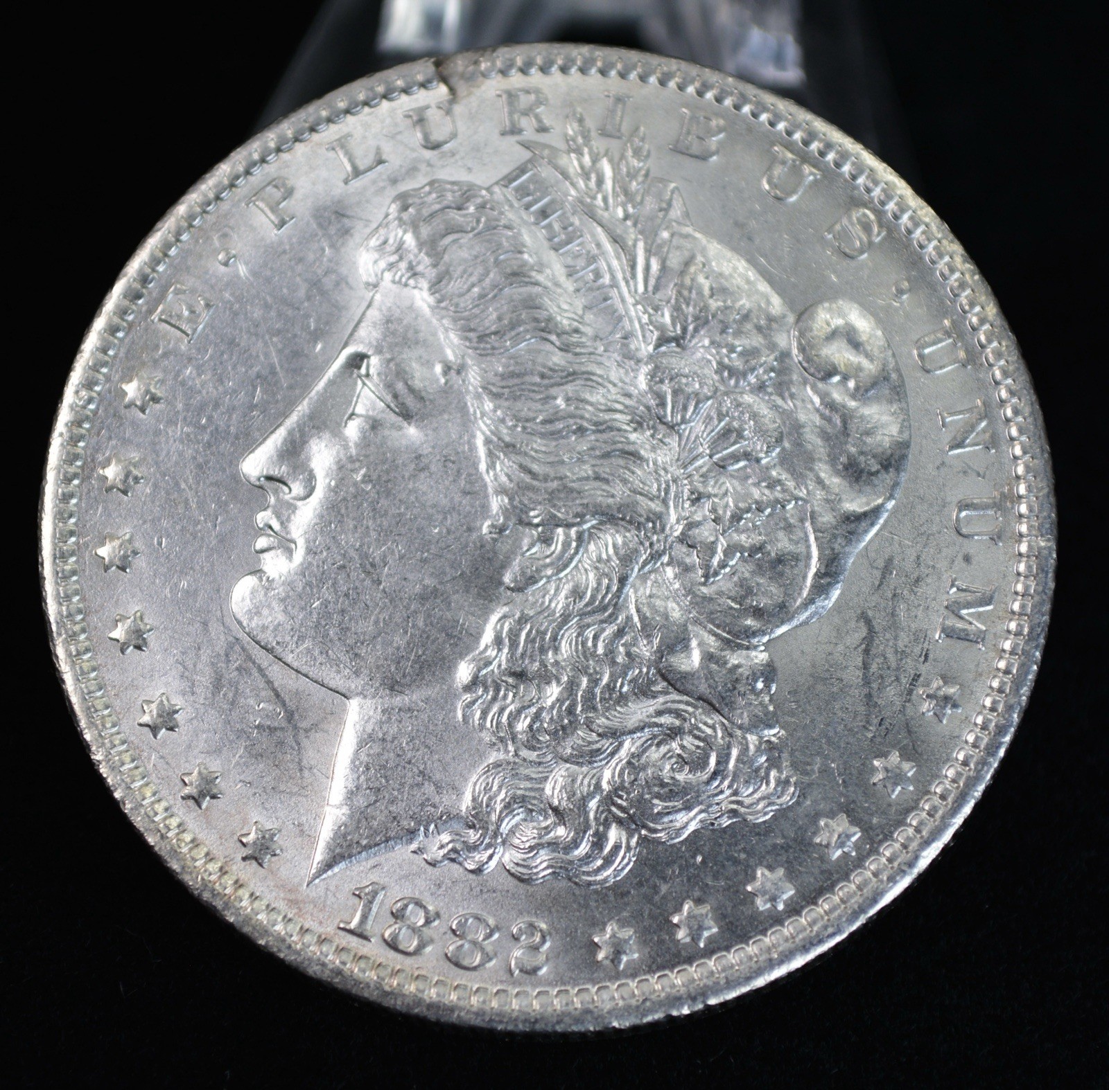 1882 O/S Morgan Silver Dollar $1- UNC Details Sought After Variety
