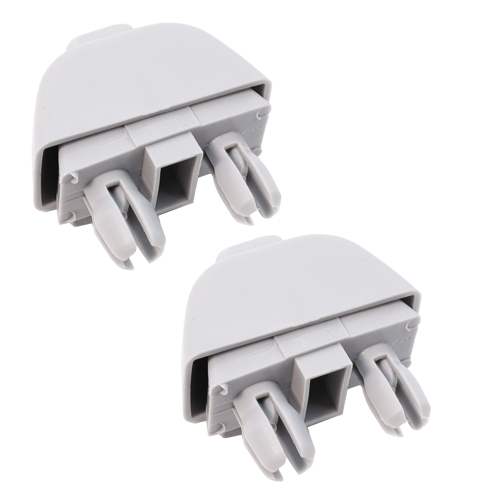 2x Gray Sun Visor Support Clip Retainer 6RD857561 4F0857561 For VW Passat NEW