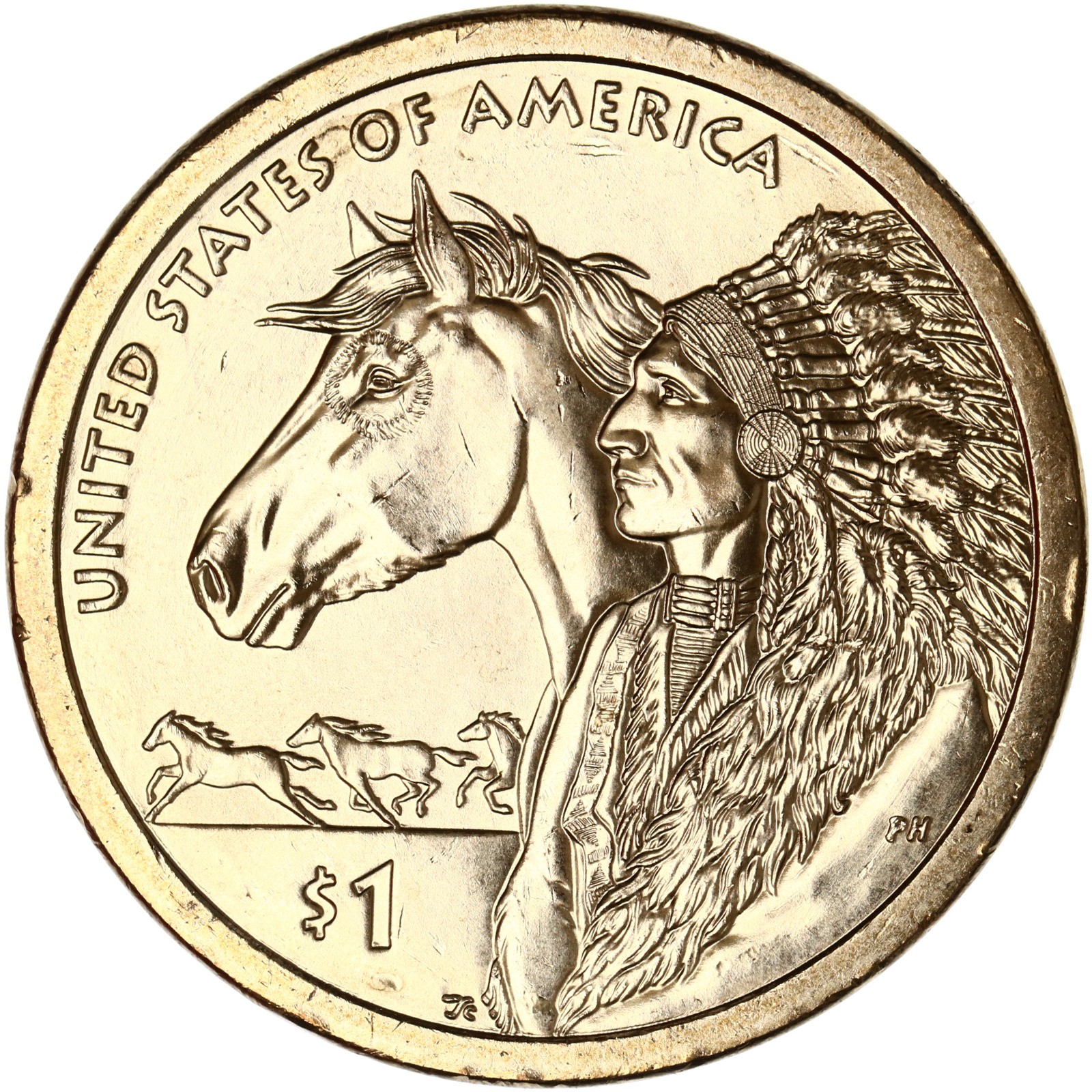 2012 P Native American Sacagawea Dollar BU
