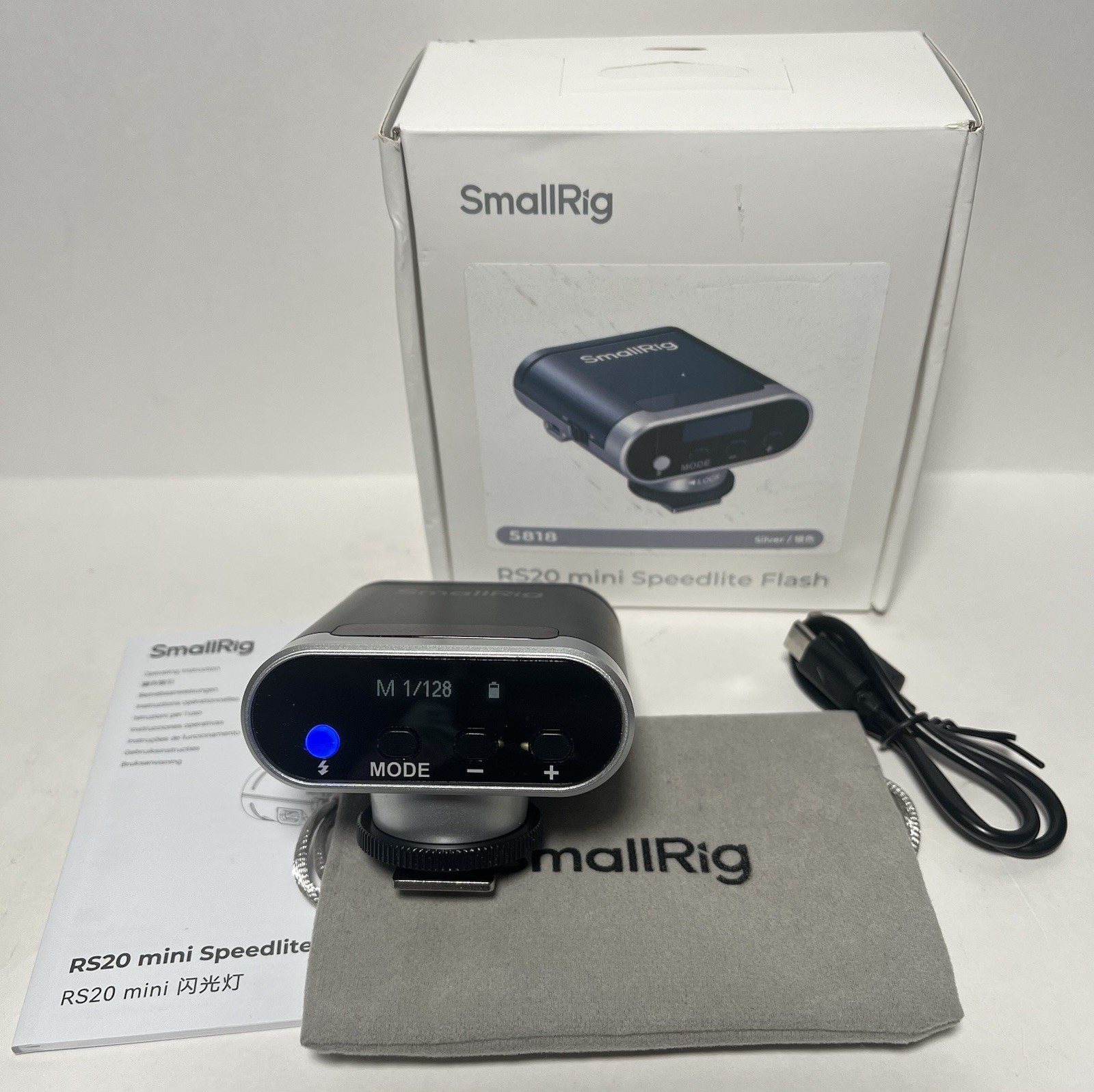 SmallRig RS20 mini Speedlite Flash (Silver) 5818