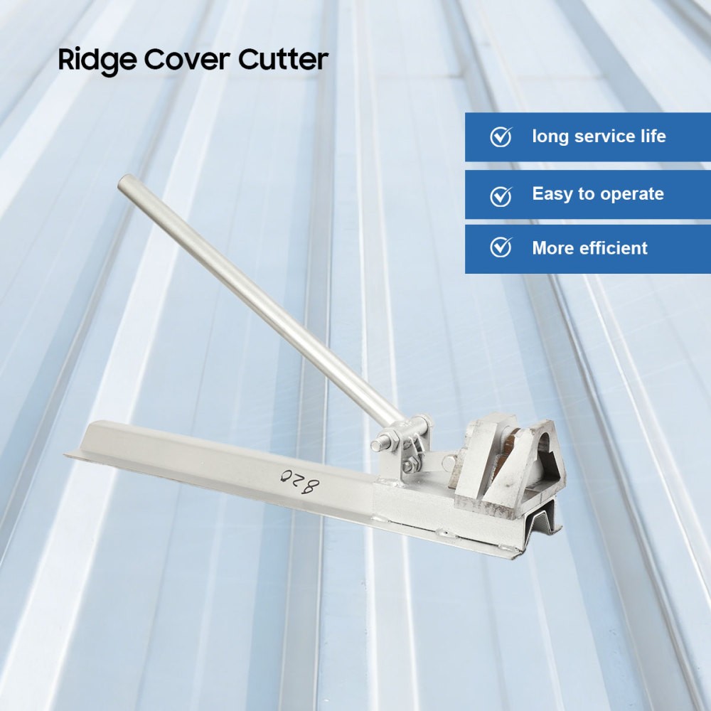 Manual Roof Panel Ridge Cover Cutter Metal Roofing Color Steel Tile Angle Cutter
