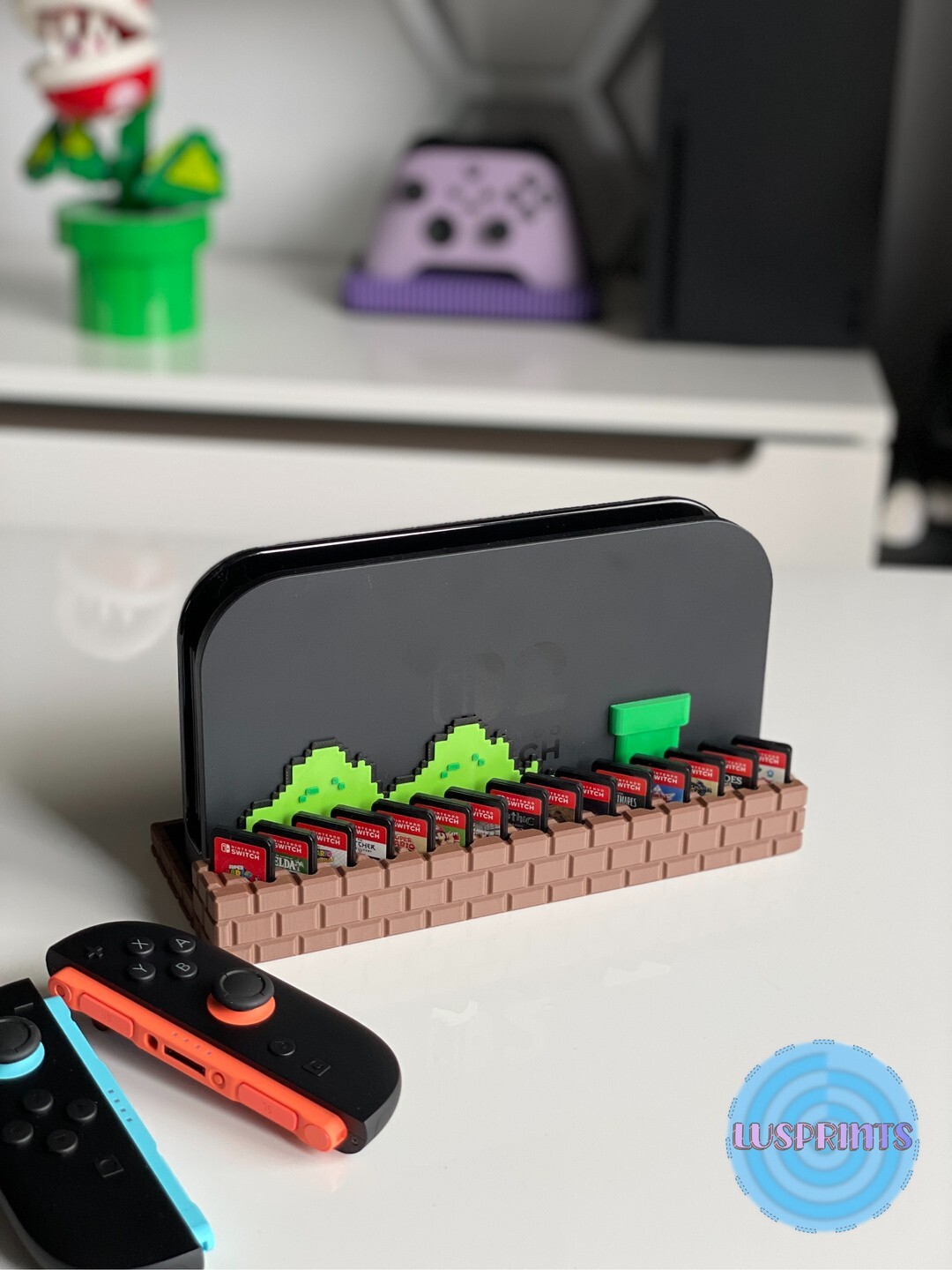 Nintendo Switch 2 Brick Dock | Cartridge Holder, Switch 2 Game Holder