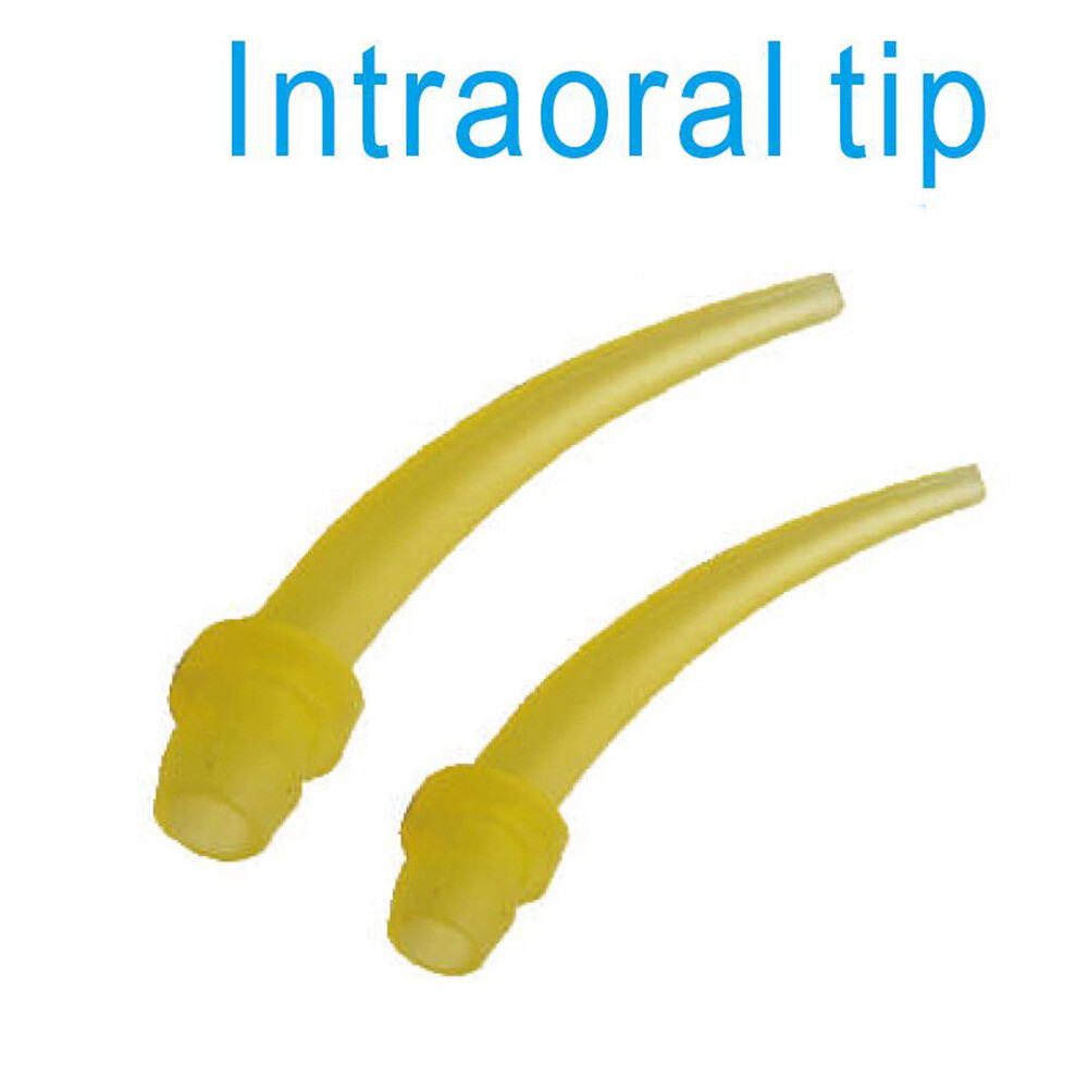 100PCS Intraoral tip impression Mixing Tip Yellow Dental