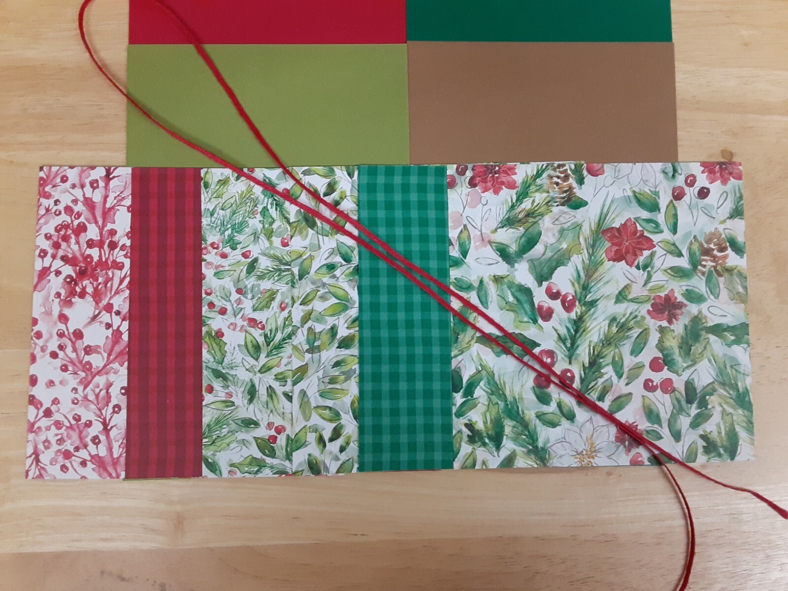 Stampin Up! JOYS OF CHRISTMAS Paper Card Kit CHRISTMAS Ribbon RARE