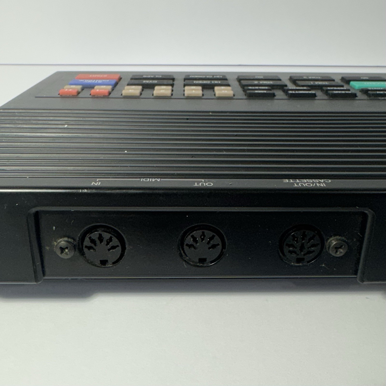 Yamaha RX21 Digital Rhythm Programmer Drum Machine MIDI Tabletop Black UNTESTED