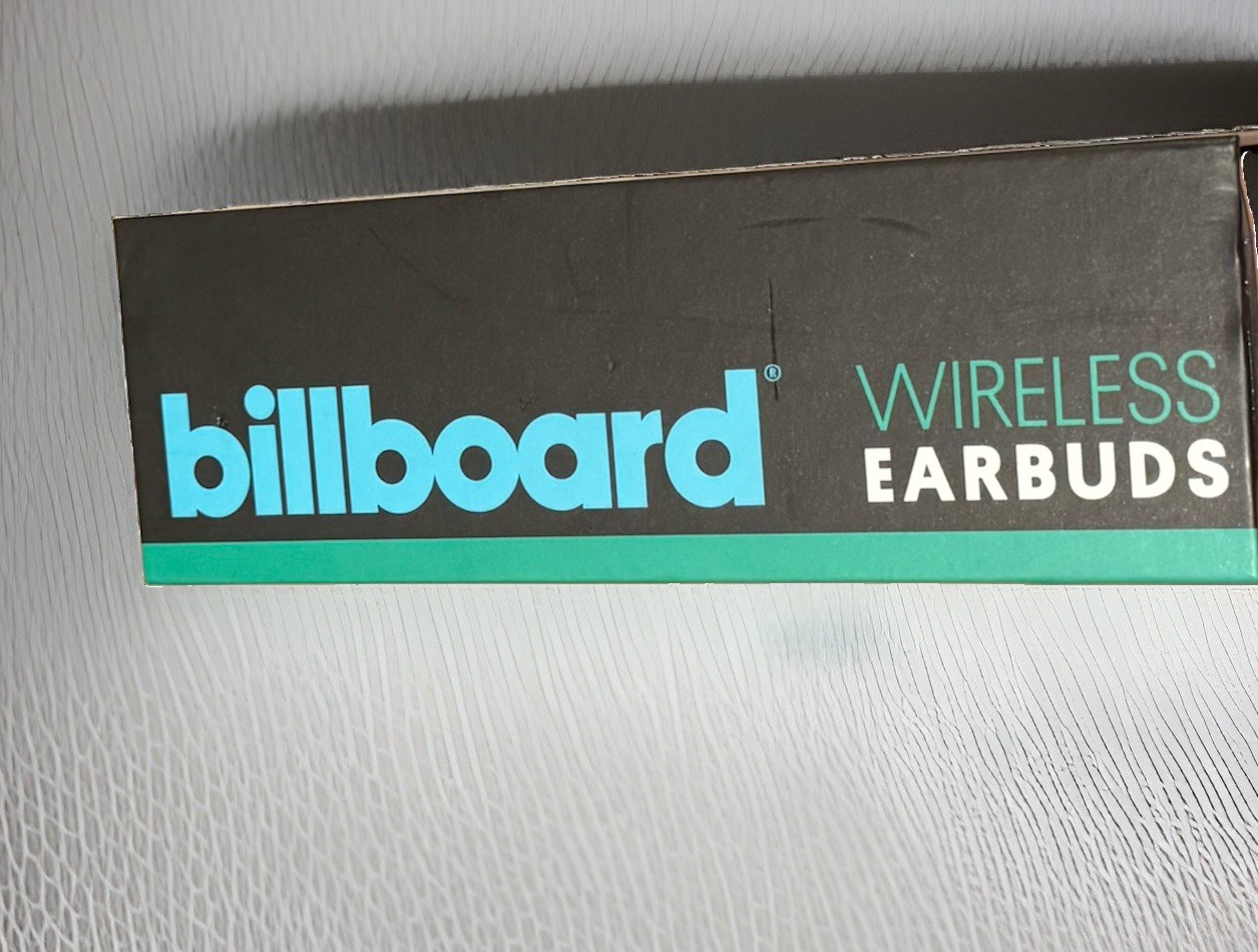 Billboard Wireless Earhook Earbuds With Microphone (Red Wire)