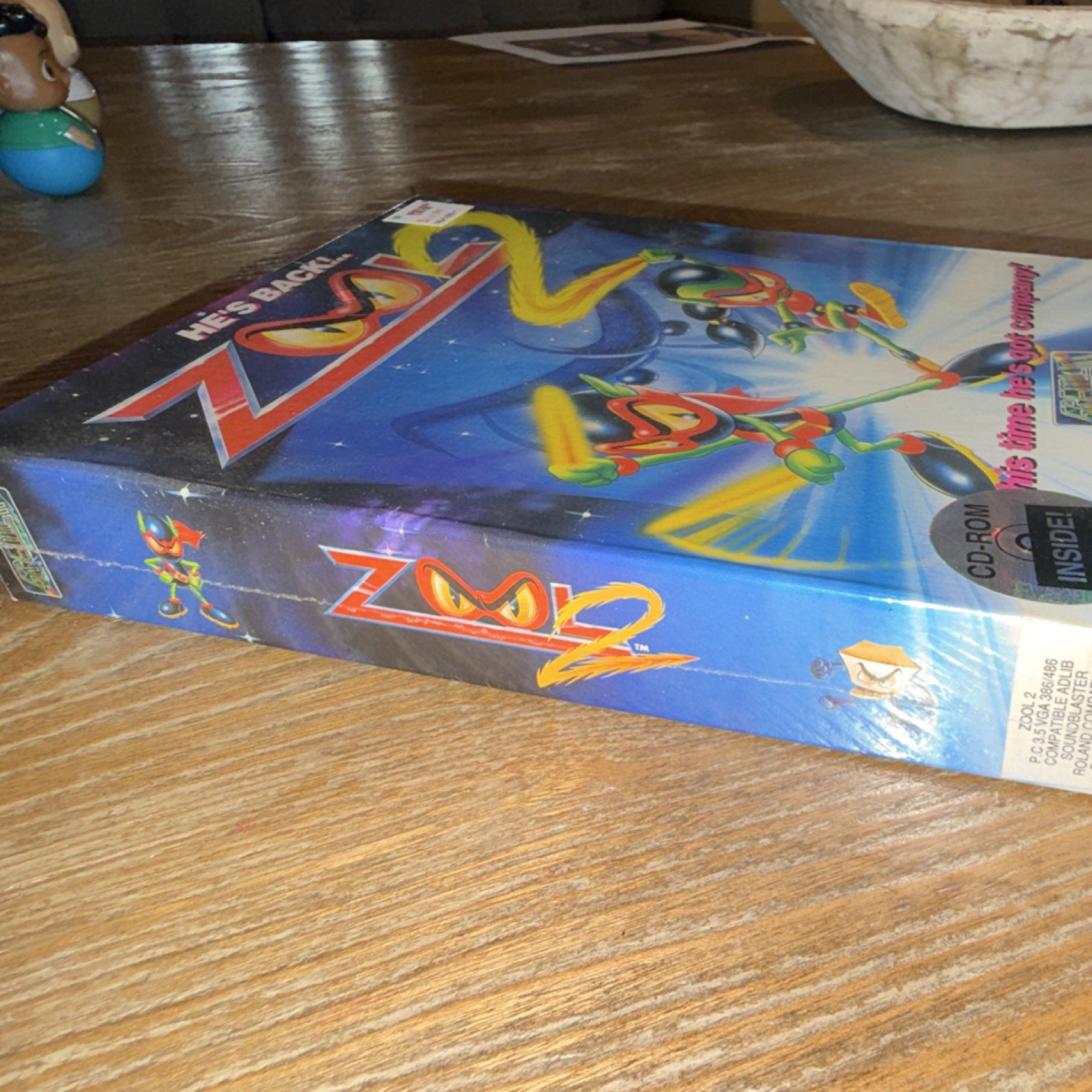 RARE SELAED!! Gremlin Zool 2 PC CD-ROM Big Box Game Box - 2 PC CD-ROM