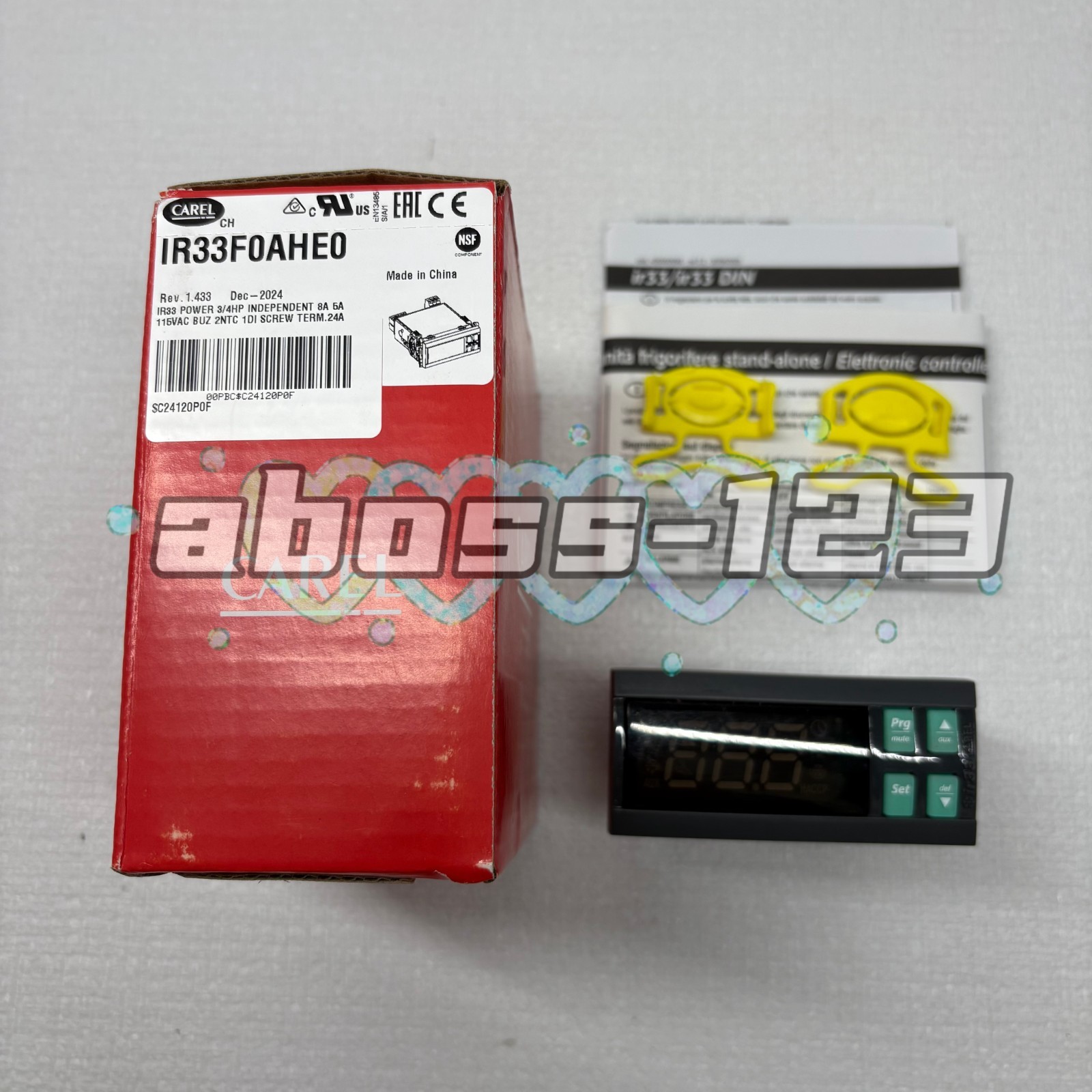 CAREL IR33F0AHE0 Temperature controller#1pcs New In Box