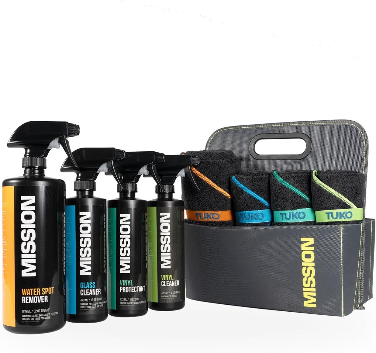Boat Cleaning Kit Marine Vinyl Fabric Seat Exterior Interior Detailing Supplies