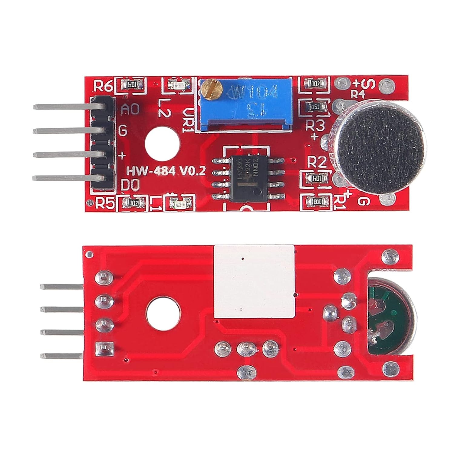 8pcs Microphone Sound Sensor KY-037 High Sensitivity Voice Detection...