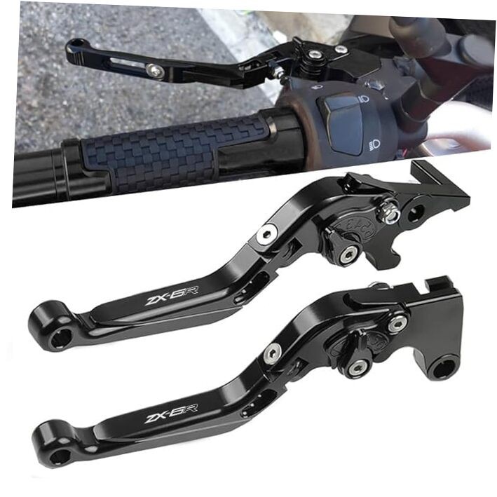 Motorcycle Brake and Clutch Levers Modified Parts for ZX6R ZX 6R 636 ZX Black