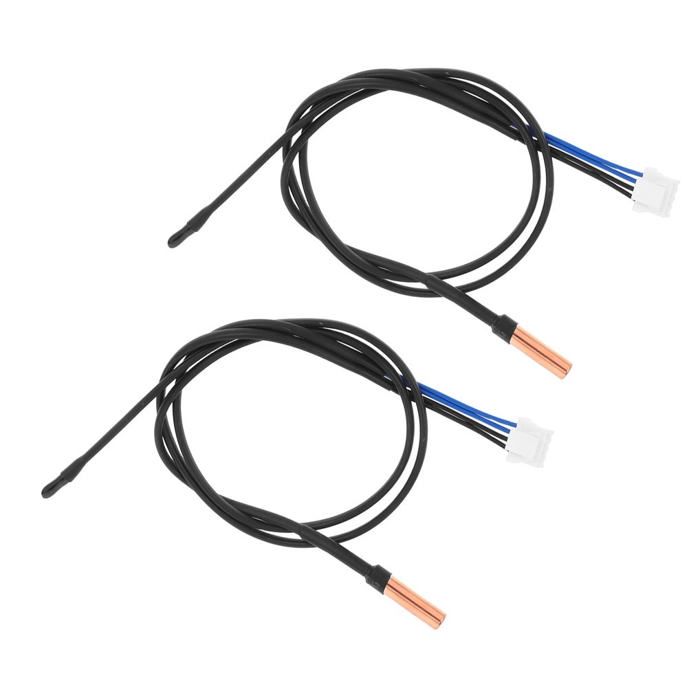 2 Pcs Sensitive Air Conditioner Thermistor Probe 5k Ohm Epoxy Temperature Sensor