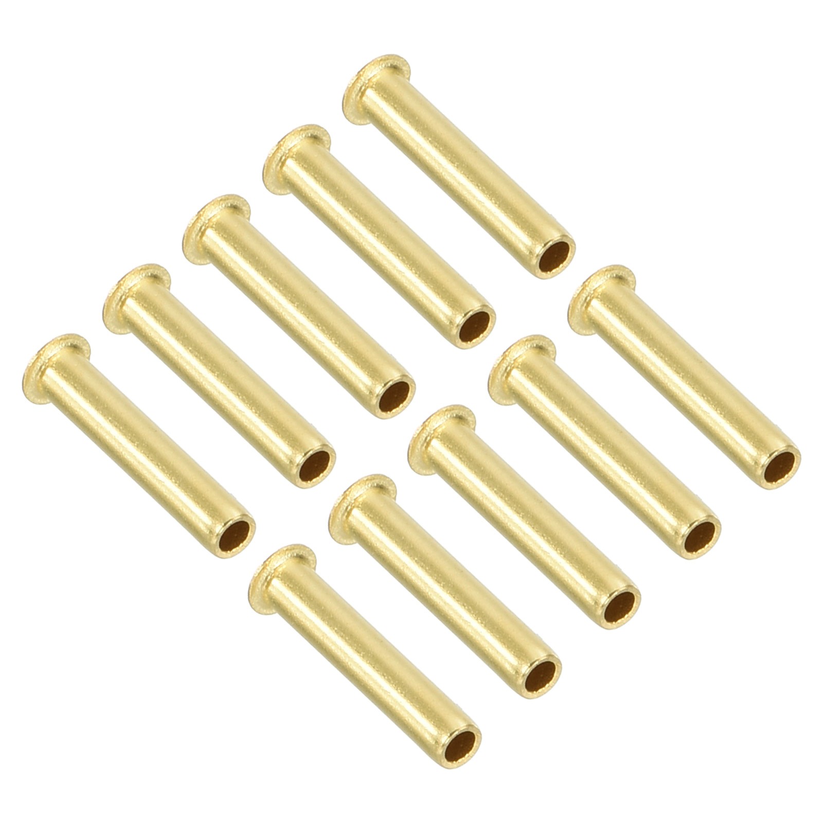10 Pcs Brass Compression Insert for 1/8" Tube OD Compression Insert Tube Support