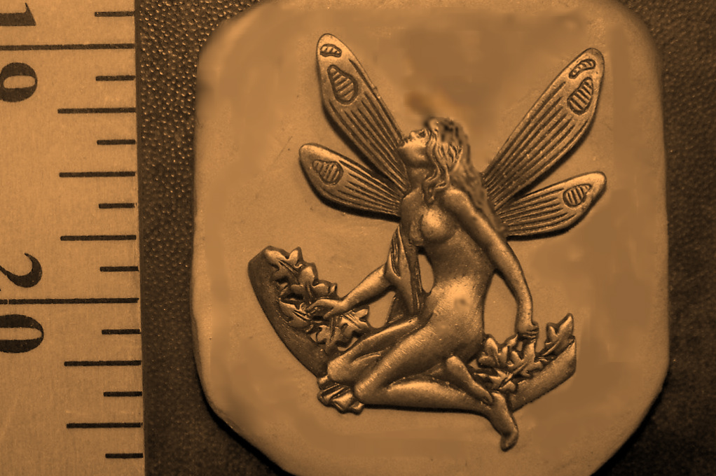 PUSH CLAY MOLD fairy wish upon a star + instructions for polymer clay at bottom