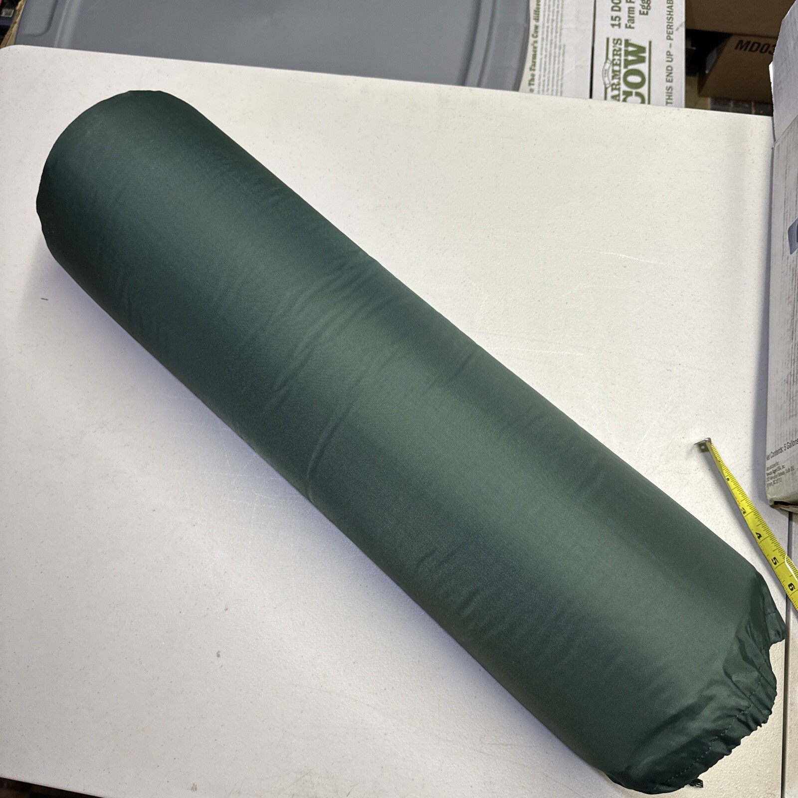 Thermarest Single blow up Mattress Pad Green Great Shape with carry sack