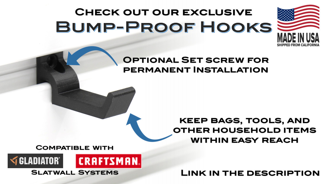Drop-in T-Nut Stud Mount Gladiator Gearwall Geartrack Carbon Composite 1/4-20