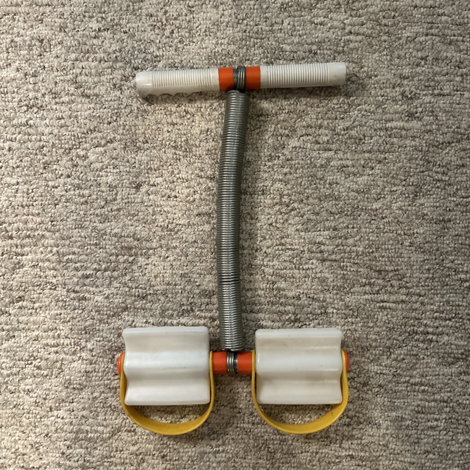 Vintage 1980's Pull-Up Exerciser Spring Action Rowing Row Ab (D4)