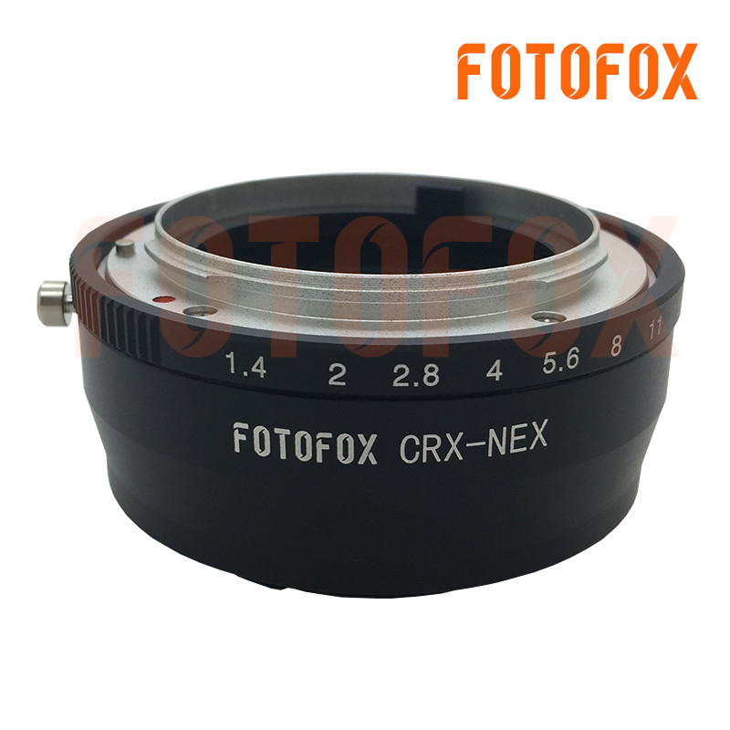 FOTOFOX CRX-NEX Adapter For Contarex CRX mount Lens to Sony E A9 A7R3 A6300 A7M2