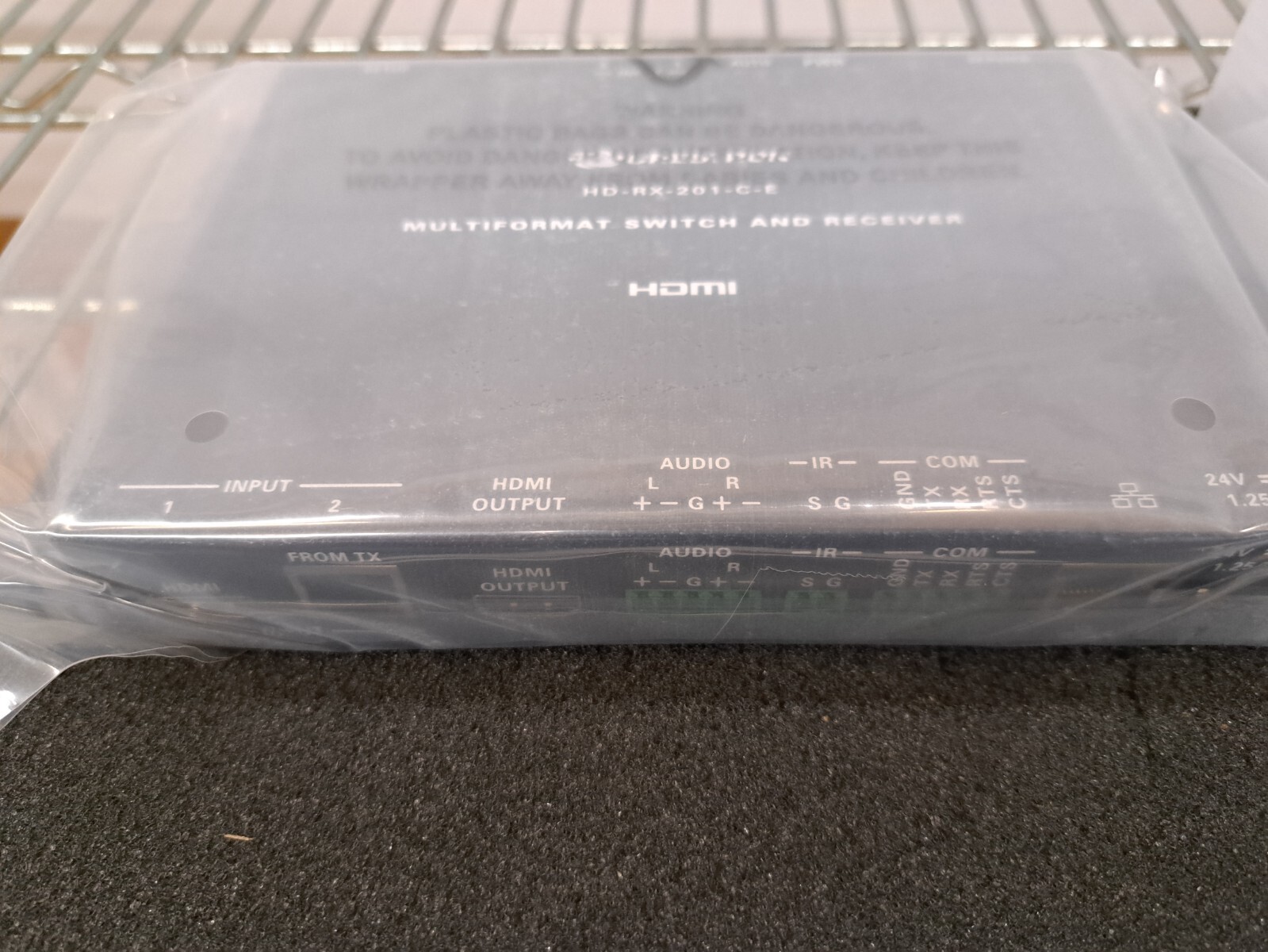 New, Crestron, HD-RX-201-C-E, HDMI Multiformat Switch and Receiver