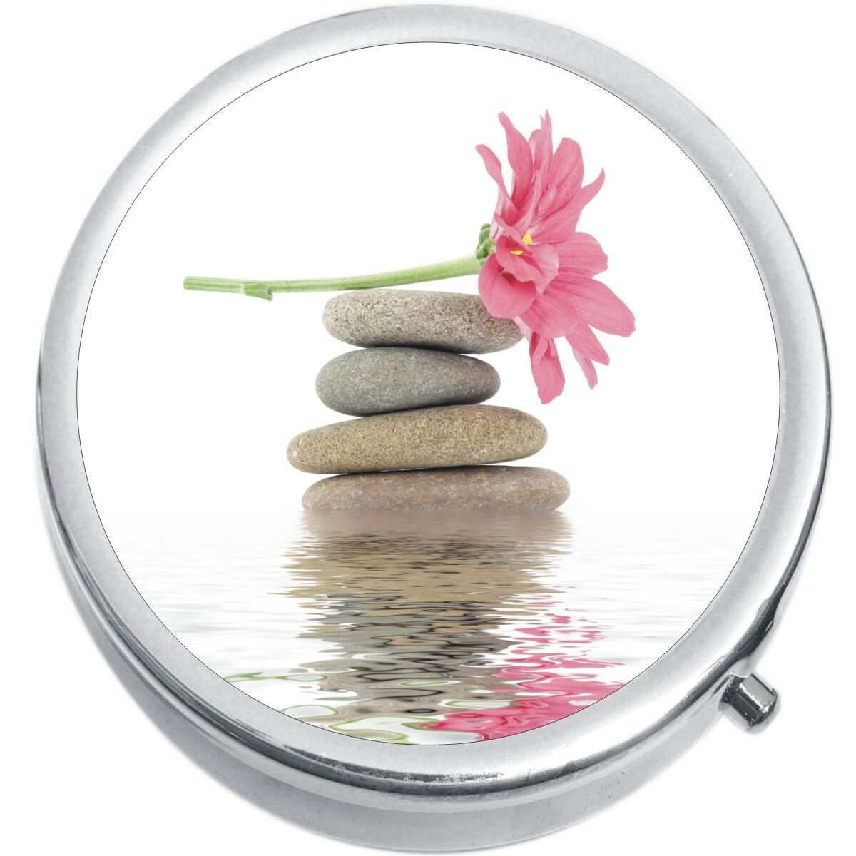 Rocks Flower Water Zen Medicine Vitamin Pill Box