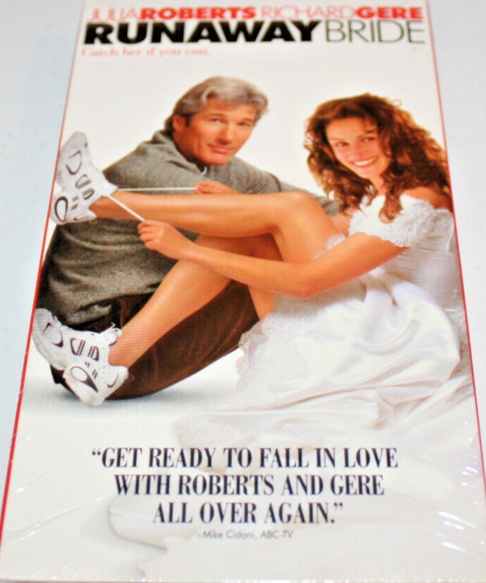 Runaway Bride (New Sealed VHS 2000) Richard Gere, Julia Roberts - We Combine
