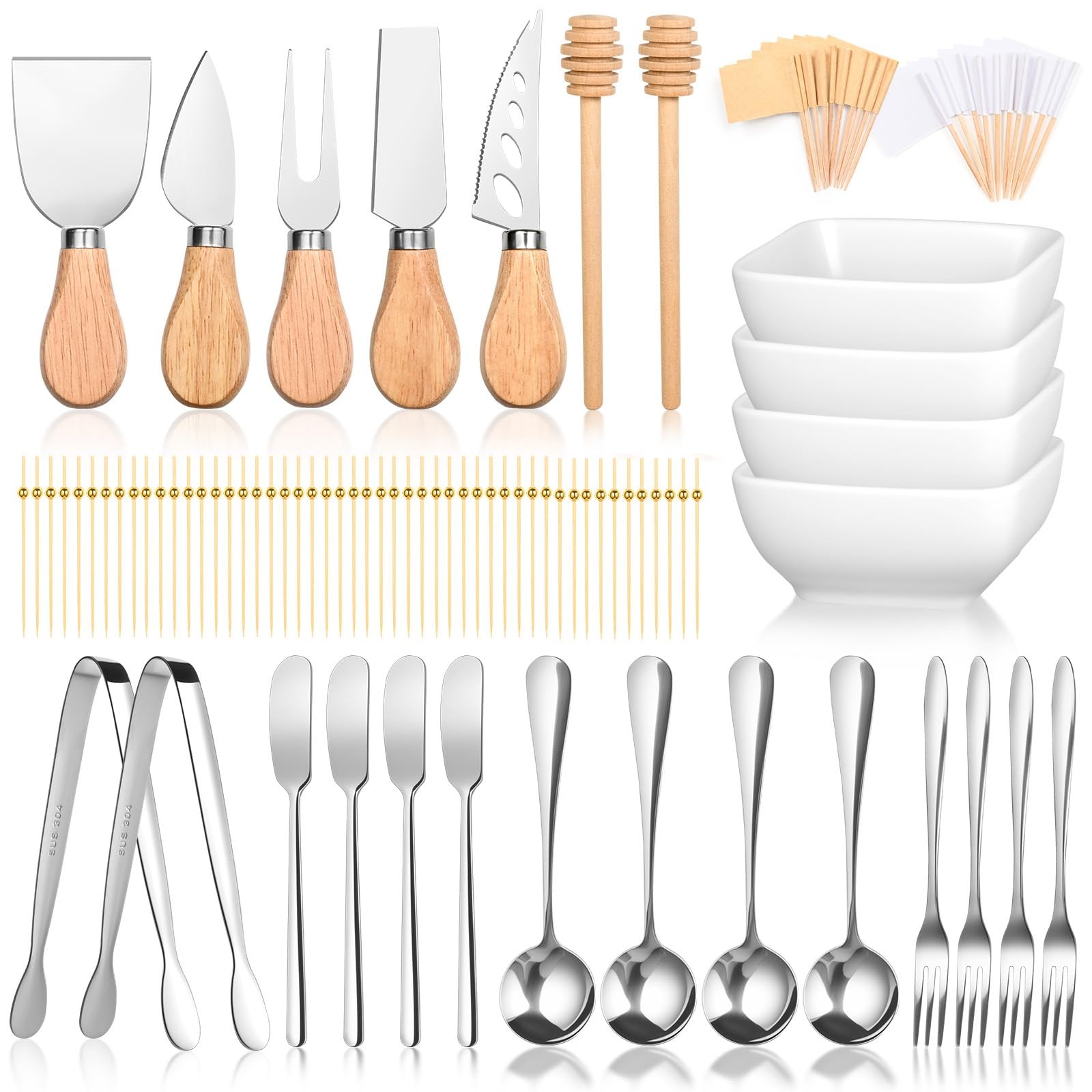 Charcuterie Boards Accessories, Charcuterie Accessories with Cheese Spreader ...