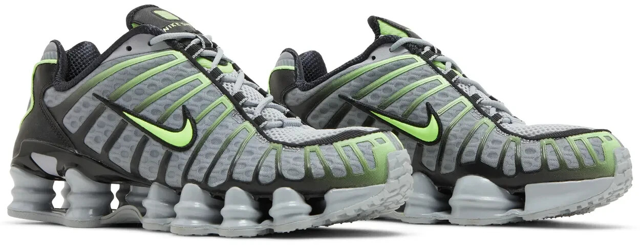 Nike Shox TL Wolf Grey Lime Blast AV3595-005 Men New