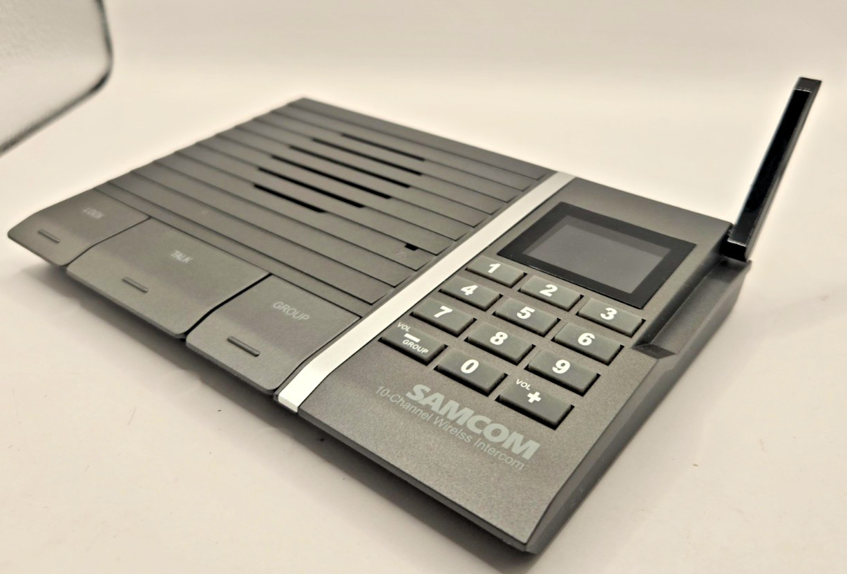 Samcom 10 Channel Wireless Intercom System FTAN10A tested CLEAN