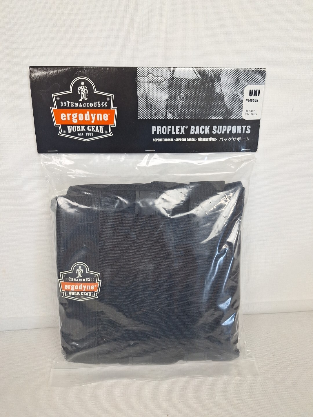 Ergodyne ProFlex 1400UN Back Support Belt 8.75" Universal Size Fit Waist 28"-46"