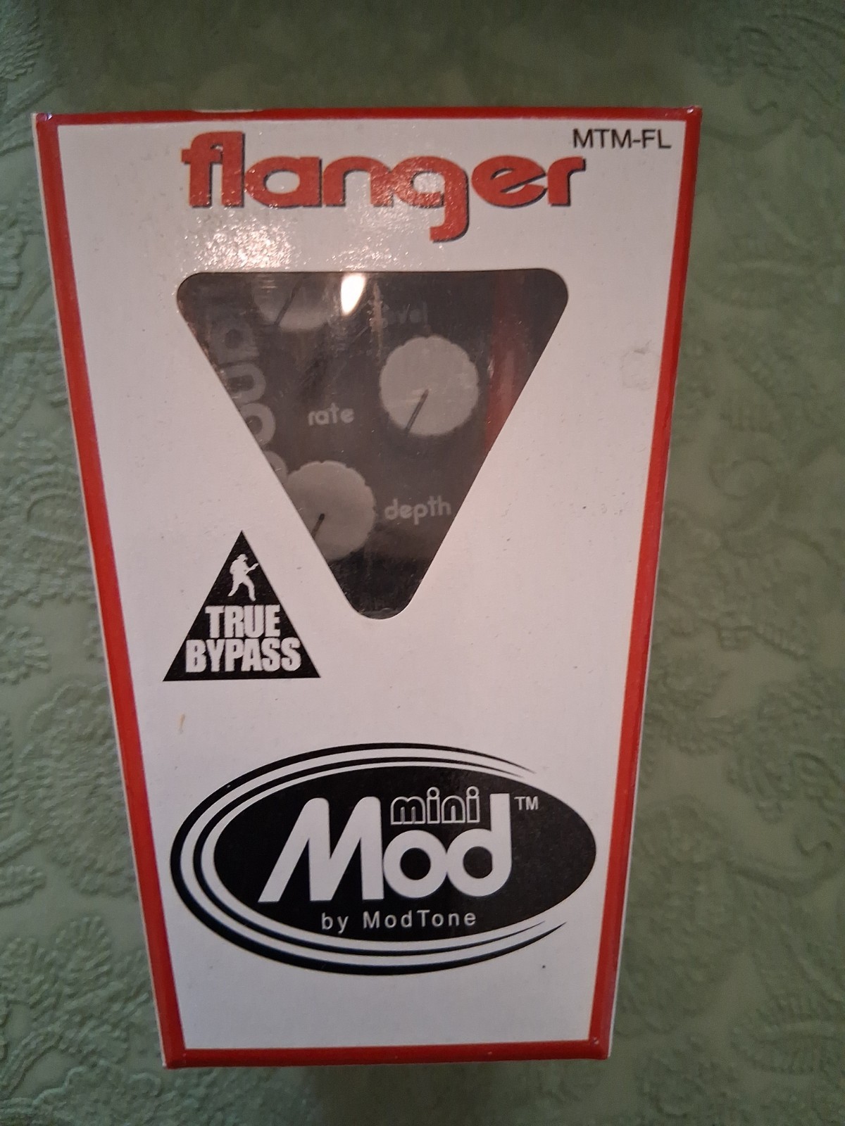 MODTONE Mini-Mod Flanger Guitar Effect Pedal Used Compact True Bypass TESTED