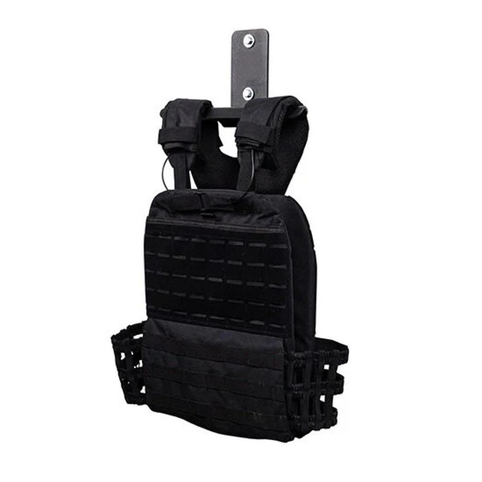 Wall Mounted Weight Vest Hanger Gym Storage Rack Heavy Duty Garage Fitness