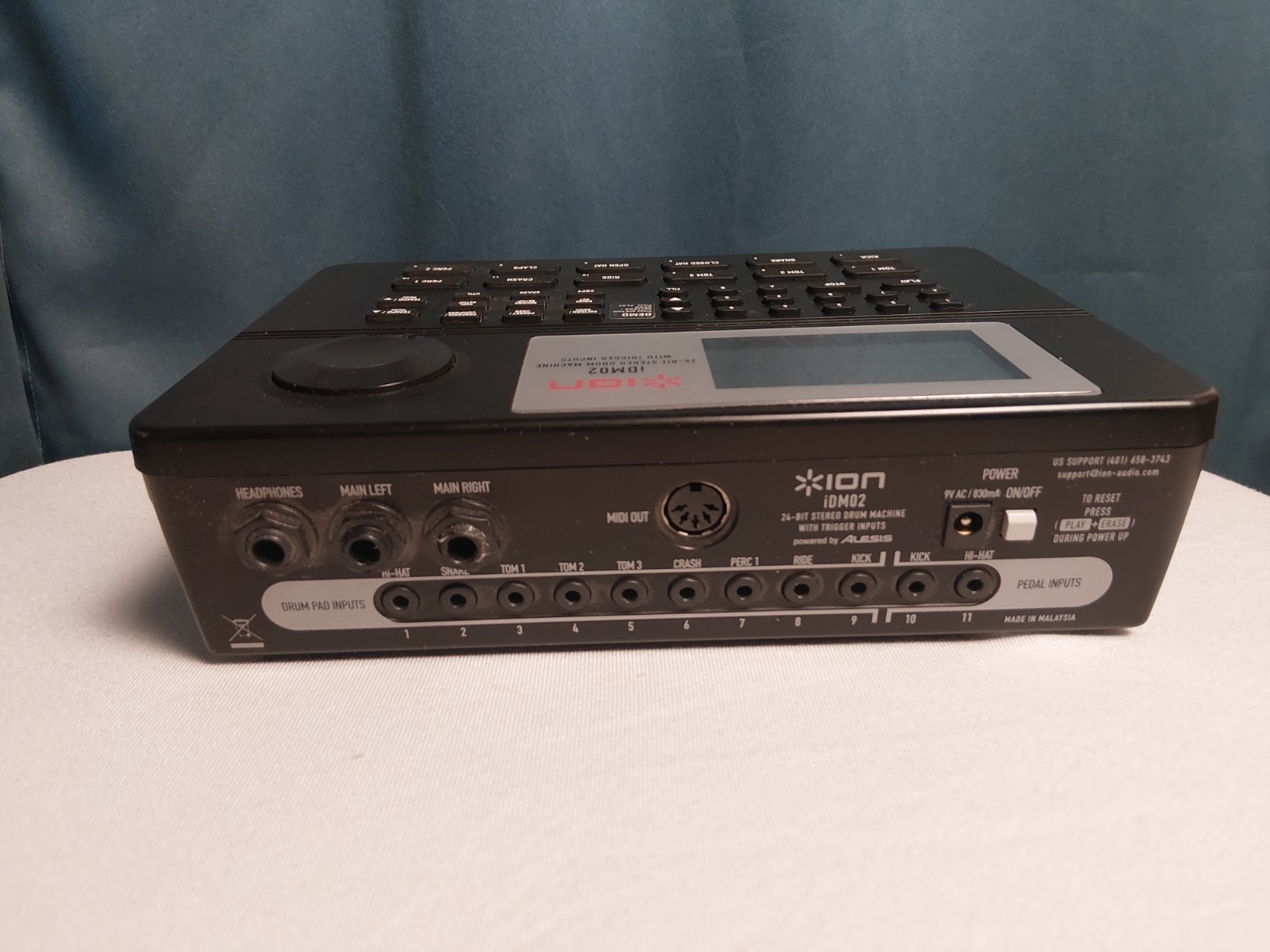 ION IDM02 Drum Machine Module Only- 24 Bit Stereo USED. NO POWER ADAPTER .